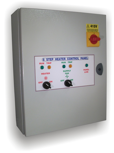 Heater Control Panel - 6 Step Heater Control Panel - Sarum Electronics